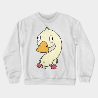 Goofy duck drawing Crewneck Sweatshirt